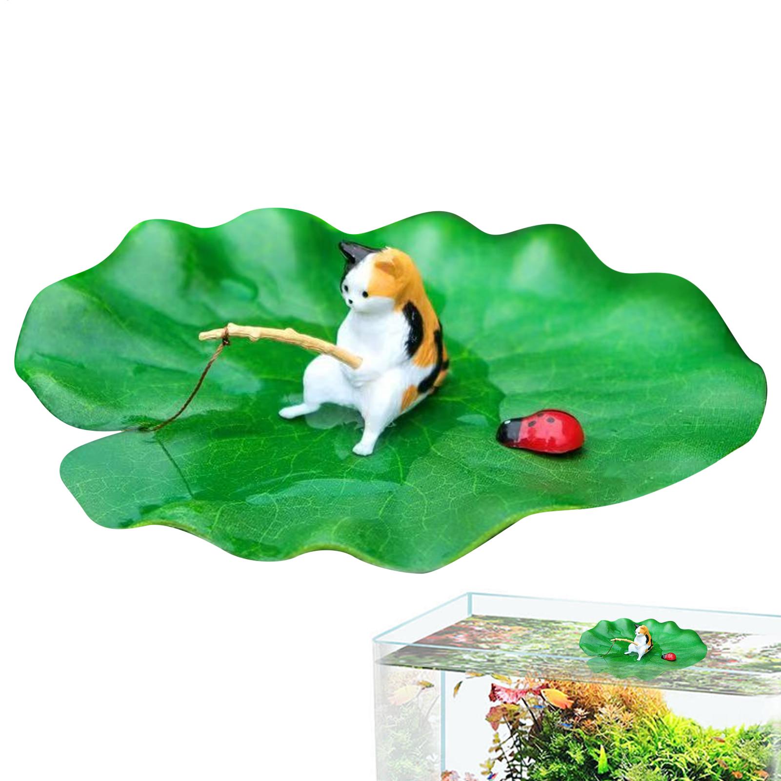 Aquarium Fish Escape - Décoration d'aquarium : Modèle de chat