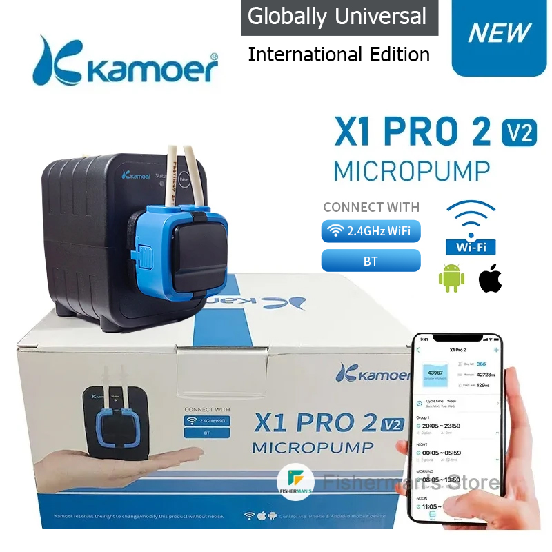 Aquarium Fish Care - Kamoer bronchPRO 2 V2-Pompe doseuse pour