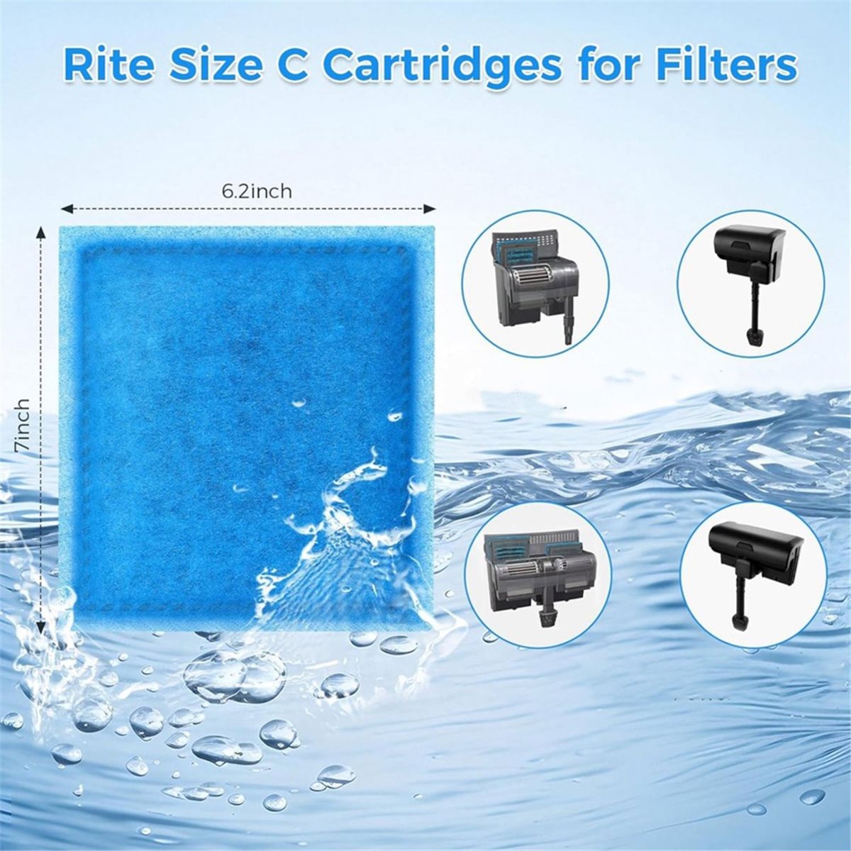 Aquarium Fish Rate - 《TOP RATED》10 cartouches de remplacement pour