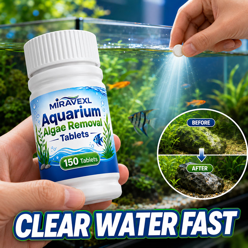 Aquarium Fish Care - MIRAVEXL 150 Comprimés pour l'élimination des