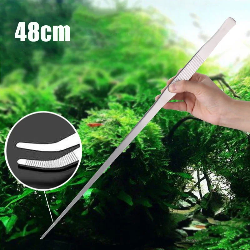 Algae Scraper Blade - Pincettes en acier inoxydable 48cm, pour