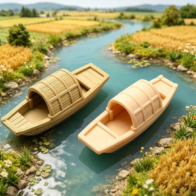 Aquarium Fish Escape - Modèle de bateau miniature flottant de