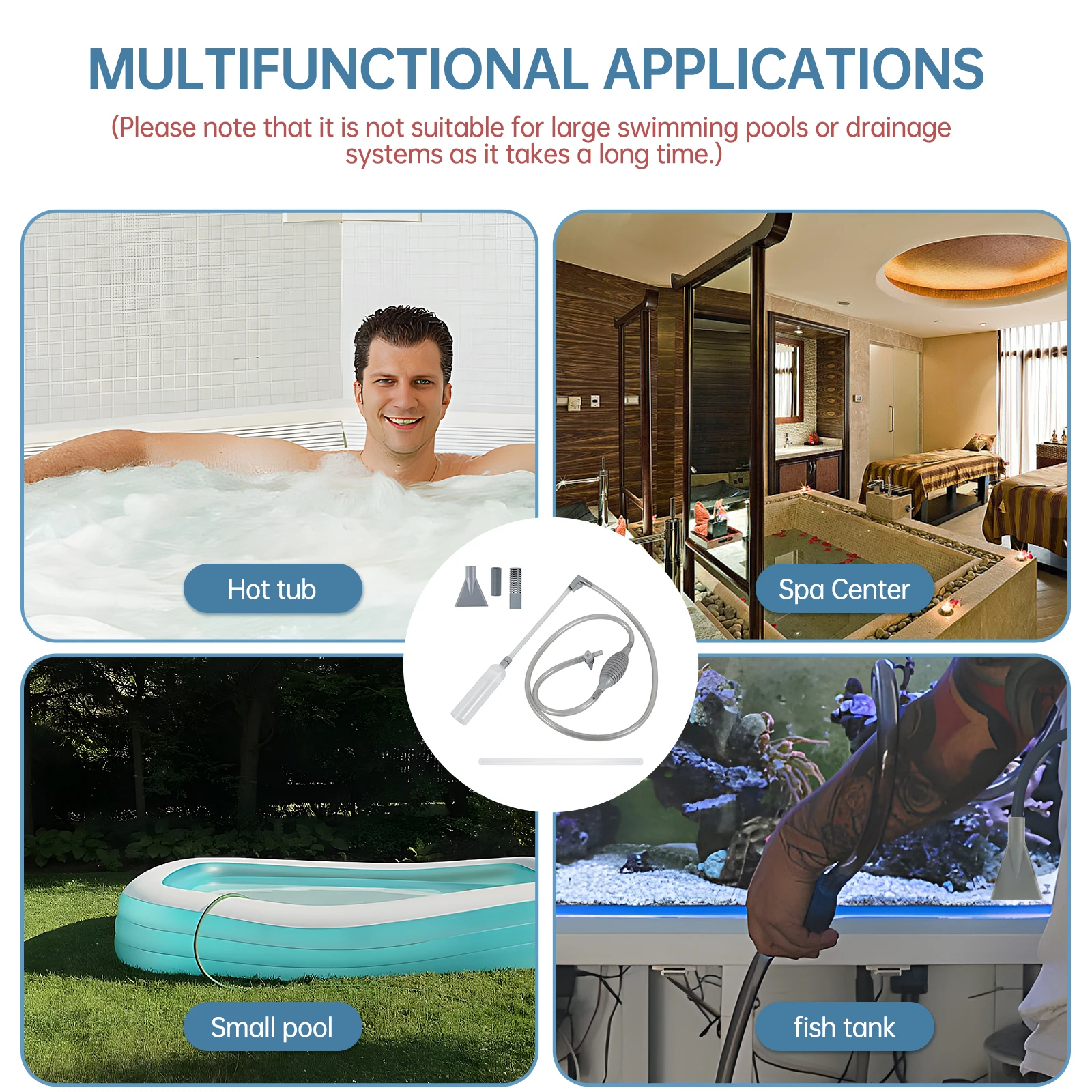 Aspirateur de bain à remous 10 - Aquarium Fish Care avis et prix