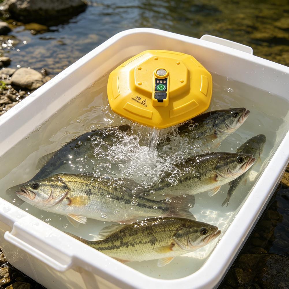 Pompe à oxygène sans fil recha - Aquarium Fish Care avis et prix