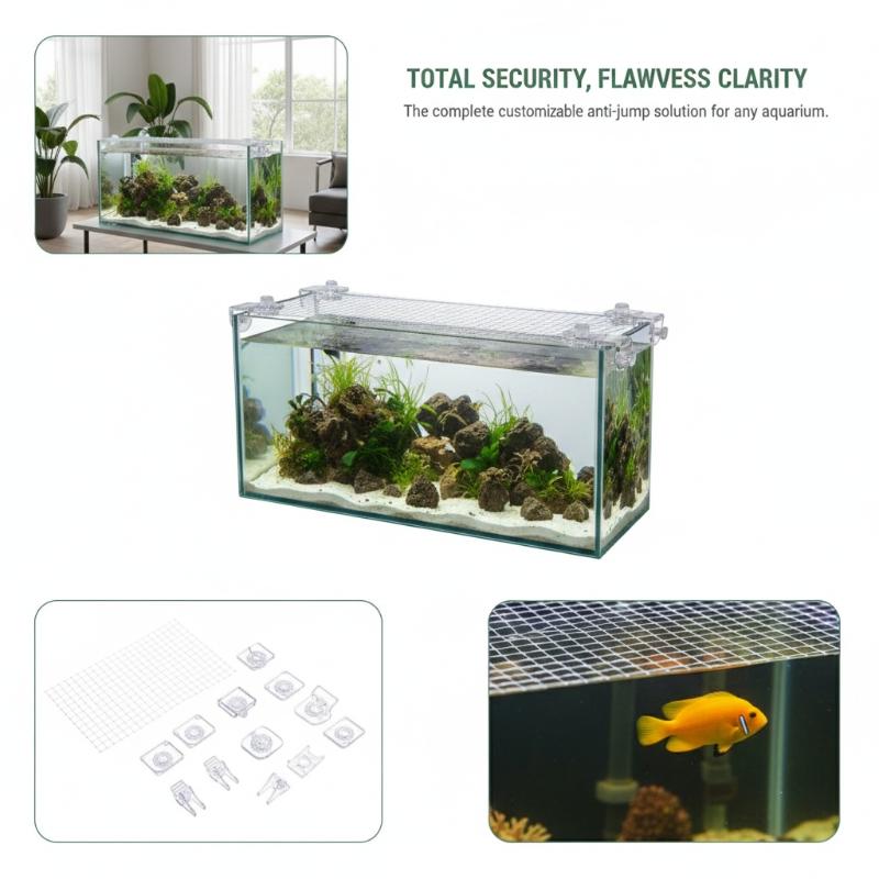 1 pièce Filet anti-évasion pou - Aquarium Fish Escape avis et prix