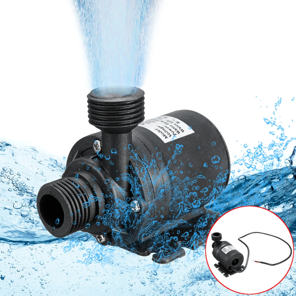 Pompe à eau Submersible 12V DC - Powerhead Circulation Pump avis et prix