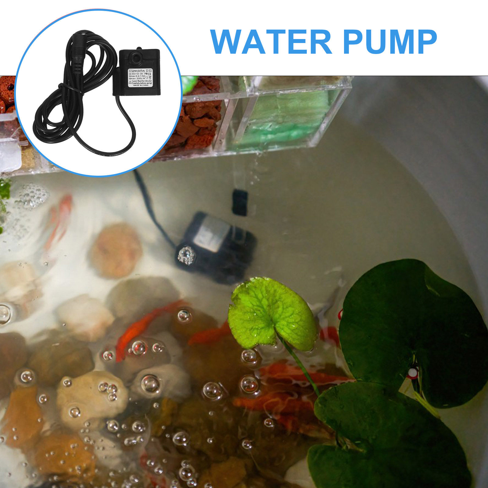 Pompe à eau submersible miniat - Aquarium Fish Rate avis et prix
